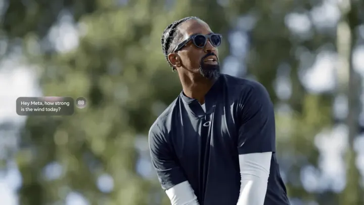 Sporcular için özel akıllı gözlük: Oakley Meta HSTN