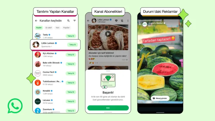 WhatsApp, "Durum" ekranında reklam yayınlamaya başlıyor.