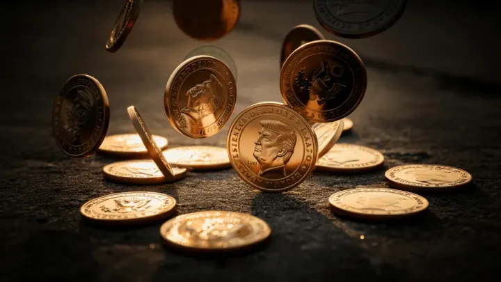 Trump Coin, Başkan Trump ile akşam yemeği kazanma şansı sunarak yüzde 70'in üzerinde değer kazandı.