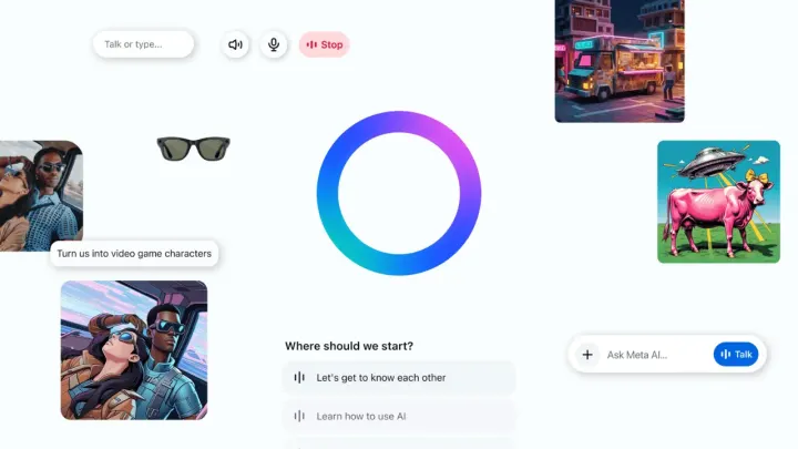 Meta AI, ChatGPT'ye rakip olacak yeni yapay zeka uygulamasını tanıttı.