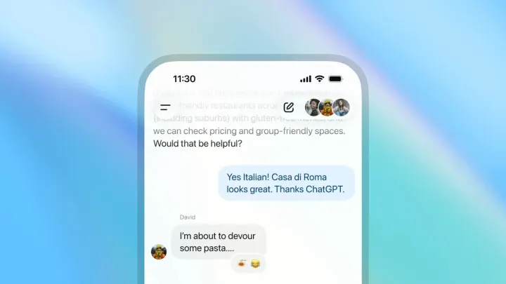 OpenAI, ChatGPT'nin grup sohbeti özelliğini duyurdu.