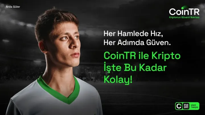 CoinTR ve Arda Güler, "Hız ve Güven" temasıyla bir araya geldi.
