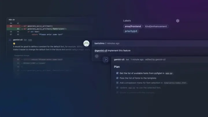 Yeni yapay zeka aracı Gemini CLI GitHub Actions şimdi yazılımcılar için kullanımda!