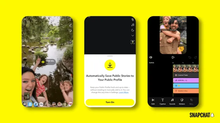Snapchat, içerik üreticilerine video düzenleme işlemlerini kolaylaştıran yeni özellikler sunuyor.