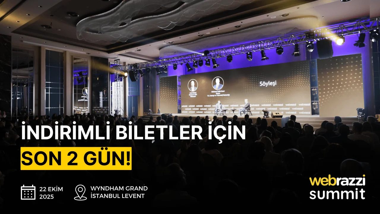 Webrazzi Summit 2025 için indirimli biletlerde son 2 gün!