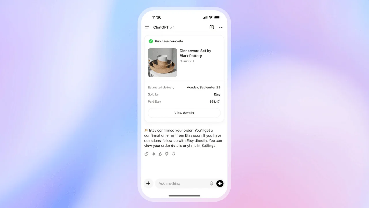 ChatGPT, sohbet içerisinde alışveriş yapma özelliğini devreye aldı.