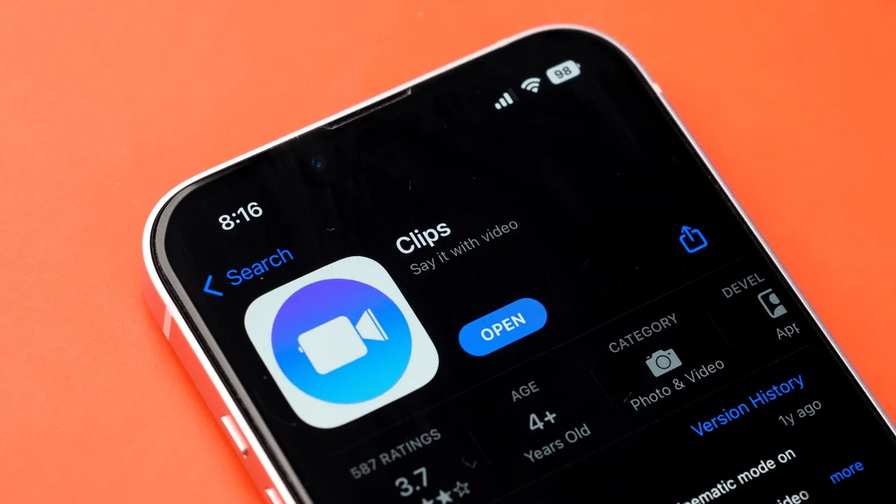 Apple, video düzenleme uygulaması Clips'i sonlandırıyor.
