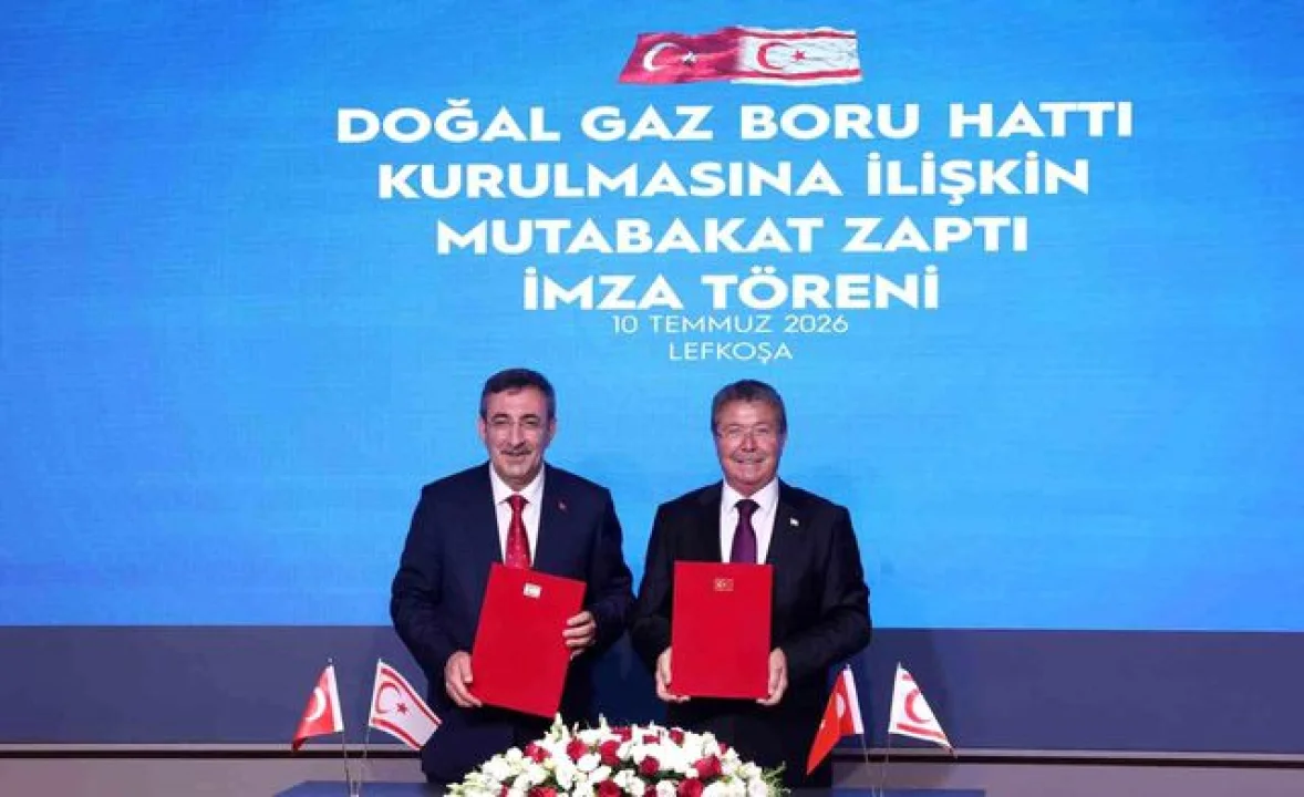 Türkiye ile KKTC Arasında 101 Kilometrelik Doğal Gaz Hattı İçin İmzalar Atıldı