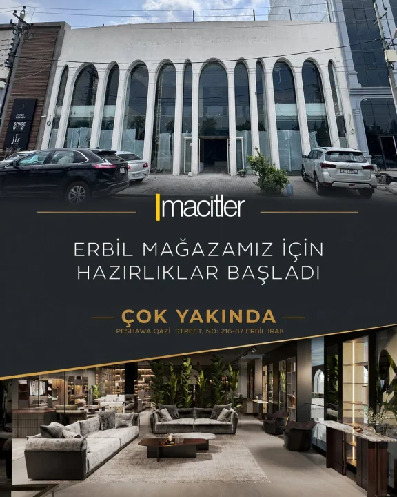 Macitler Mobilya Erbil Mağazası İçin Geri Sayım Başladı