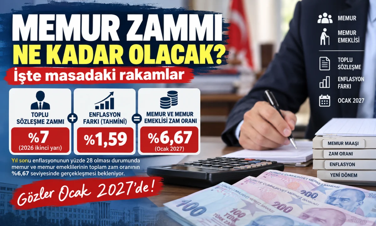 2027 Memur ve Emekli Zammı Ne Kadar Olacak? Yeni Maaşlar
